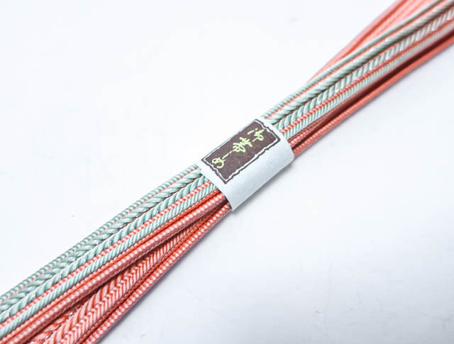 リサイクル 和装小物 帯締め 平組 銀糸